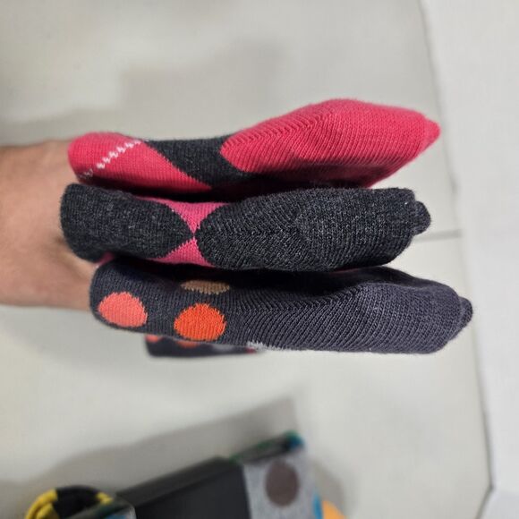 Easton Marlowe Bright Multi Color Men’s Socks 6-Pairs Fits Shoe Size 10-13 NWT - Picture 4 of 4